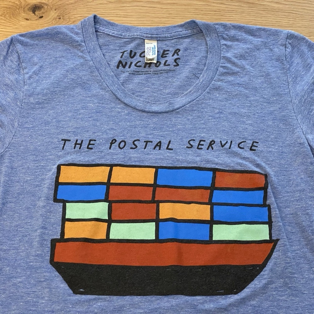 The Postal Service Band T Shirt Death Cab For Cutie Tucker Nichols 2013‎ L Women